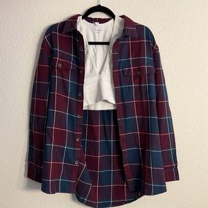 Roxy BRAND NEW/TAGS ON long sleeve flannel